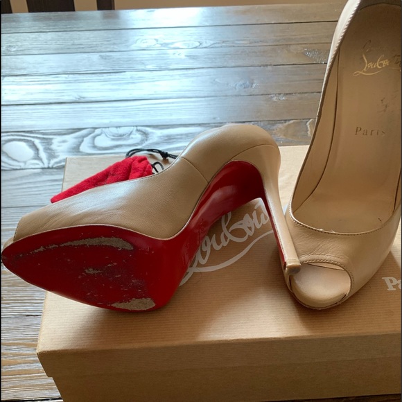 used red bottom heels